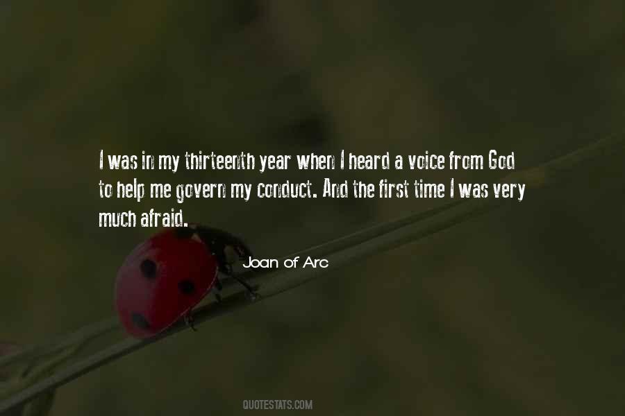 Quotes About Joan Of Arc #1108902