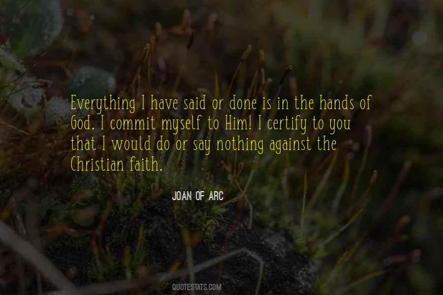 Quotes About Joan Of Arc #1331107