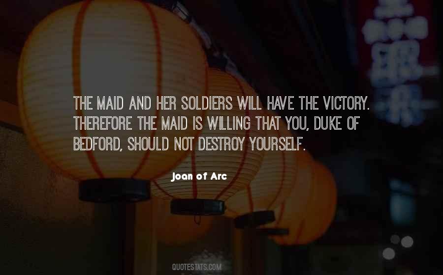Quotes About Joan Of Arc #489194