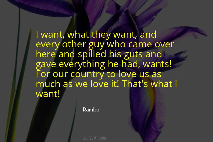 Quotes About Rambo #1354687