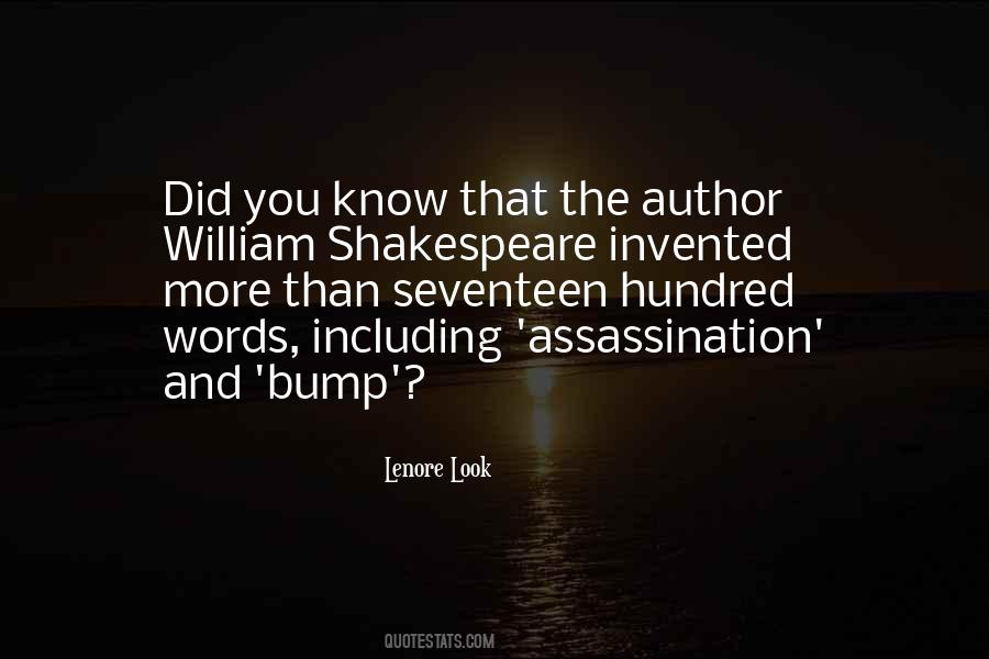 Shakespeare Assassination Quotes #66545