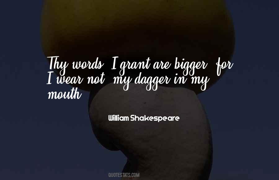 Shakespeare Dagger Quotes #1562034