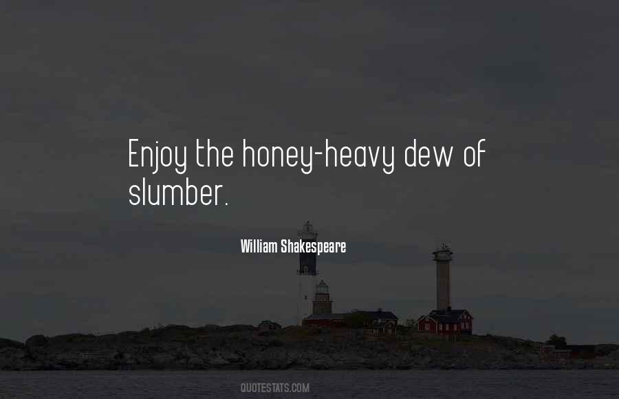 Shakespeare Dew Quotes #489327