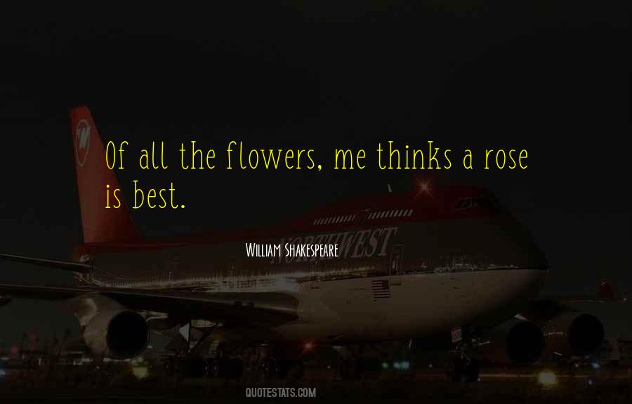 Shakespeare Flower Quotes #896785