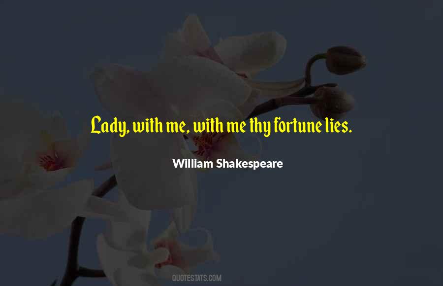 Shakespeare Fortune Quotes #1538973