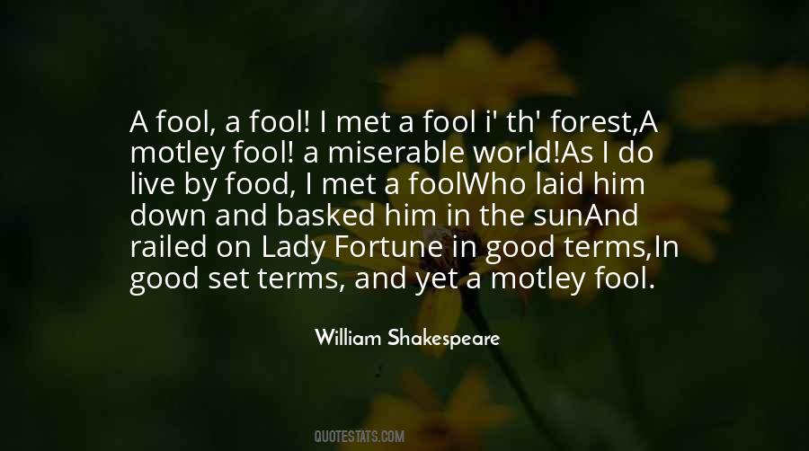 Shakespeare Fortune Quotes #181914