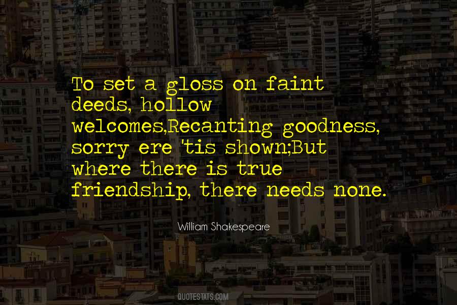 Shakespeare Friendship Quotes #1781437