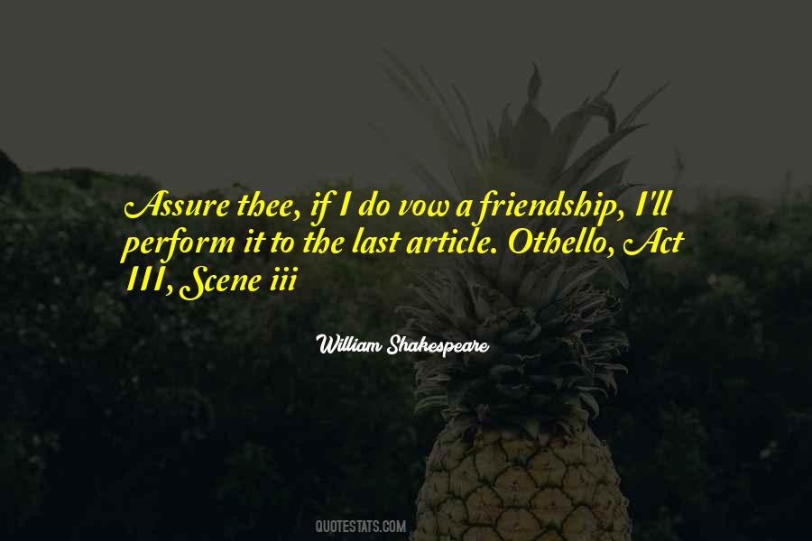 Shakespeare Friendship Quotes #795419