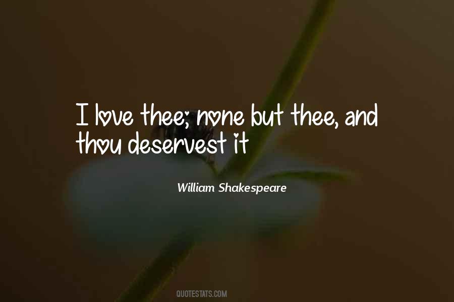 Shakespeare I Love You Quotes #536301