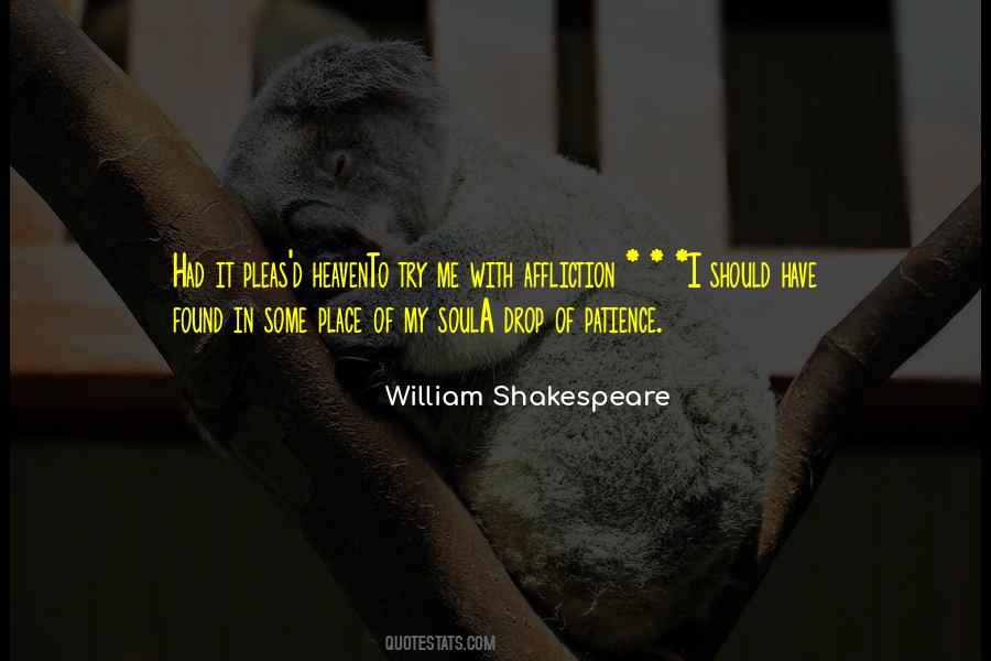 Shakespeare Patience Quotes #120707
