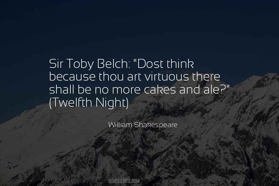 Shakespeare Sir Toby Belch Quotes #1207588