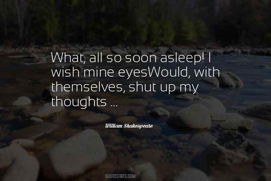 Shakespeare Sleep Quotes #766519