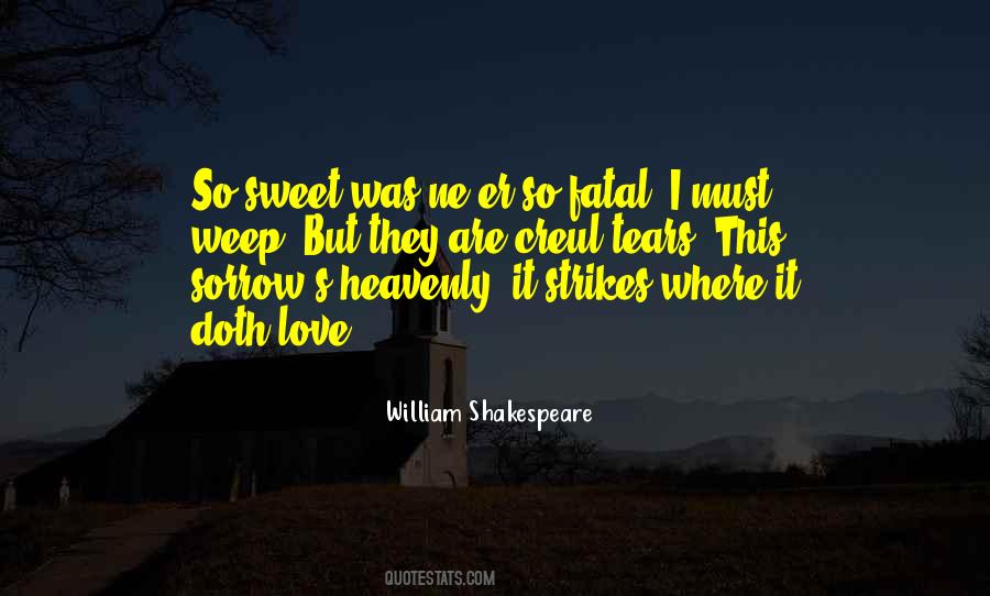 Shakespeare Sorrow Quotes #86169