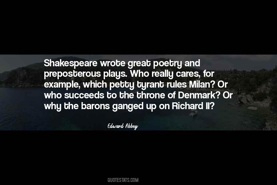 Shakespeare Throne Quotes #1541723
