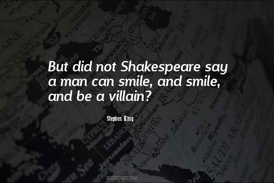 Shakespeare Villain Quotes #1060337