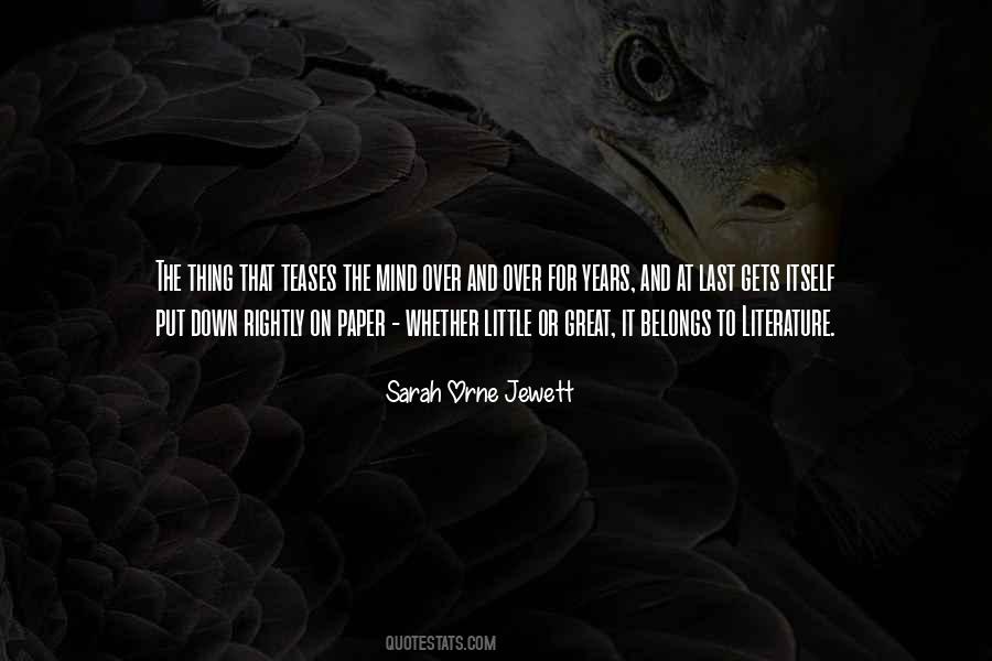 Quotes About Sarah Orne Jewett #49560