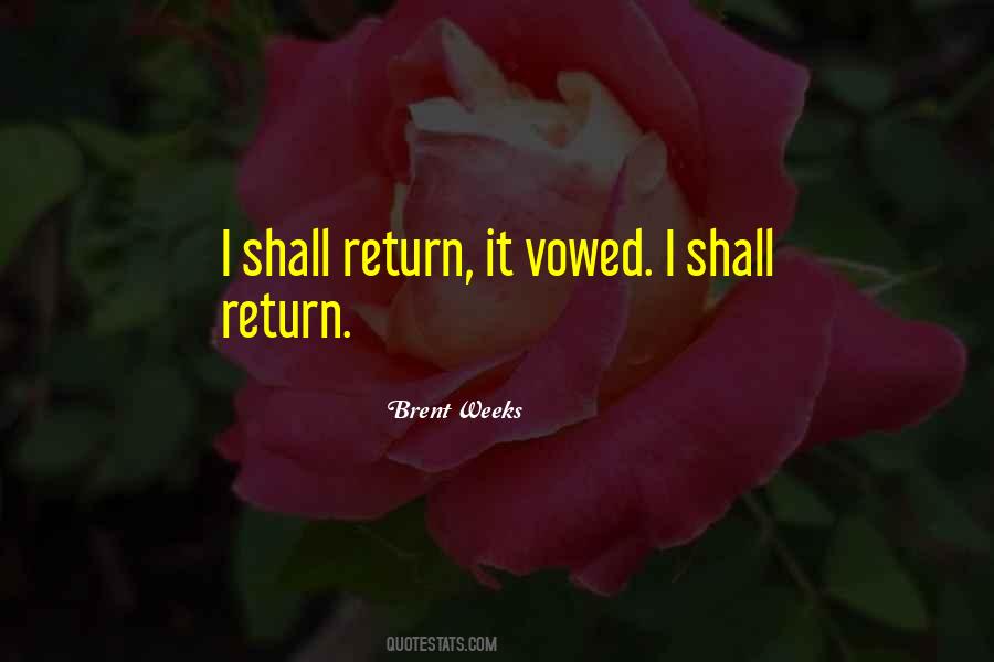 Shall Return Quotes #105910