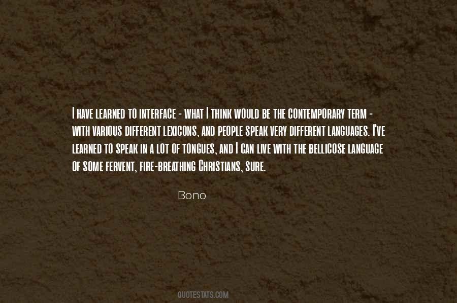 Quotes About Bono #126572