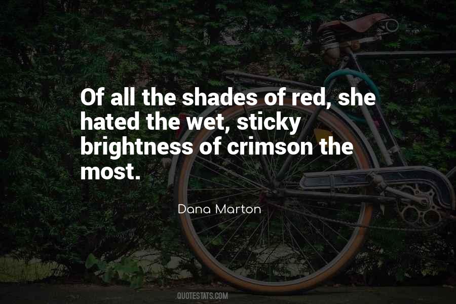 Quotes About Crimson #1383156