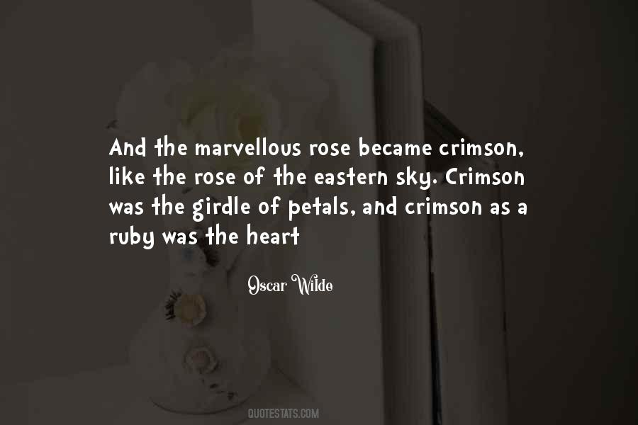 Quotes About Crimson #854566