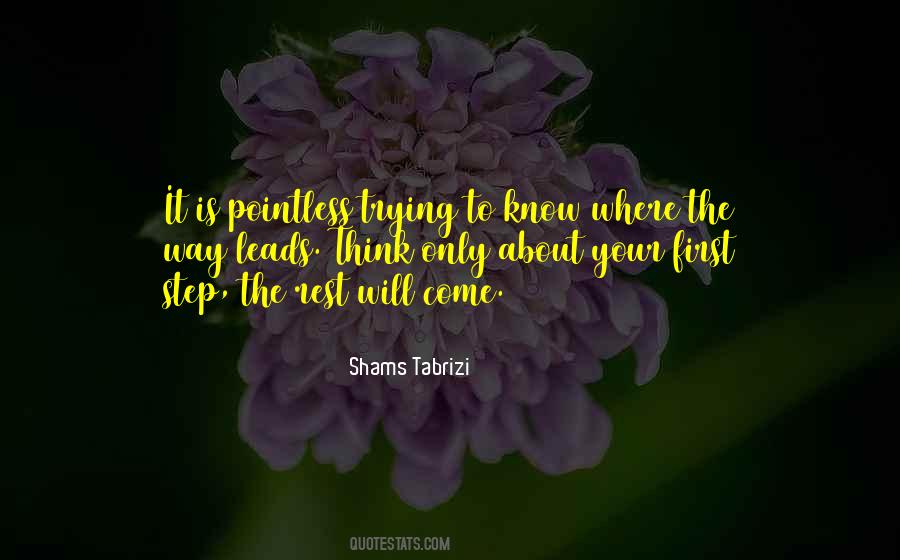 Shams Tabrizi Best Quotes #98604