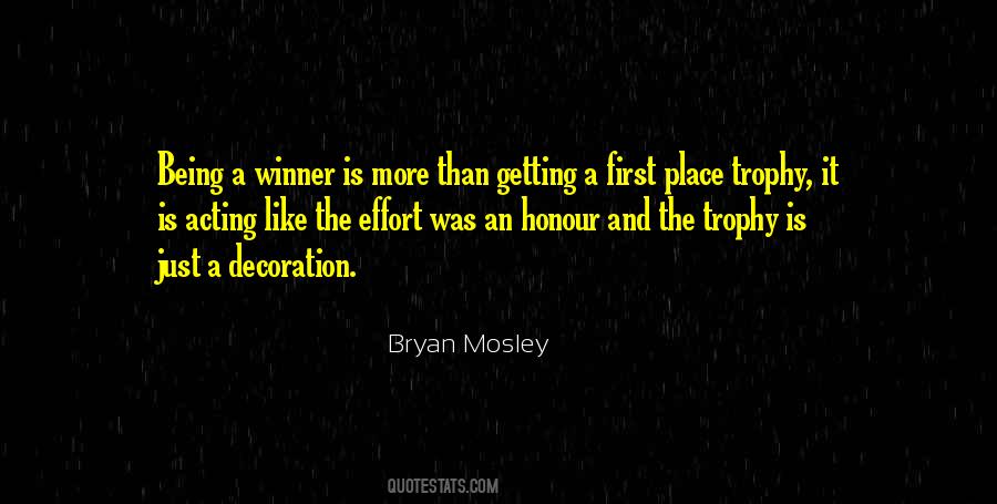 Quotes About Being First Place #1549046