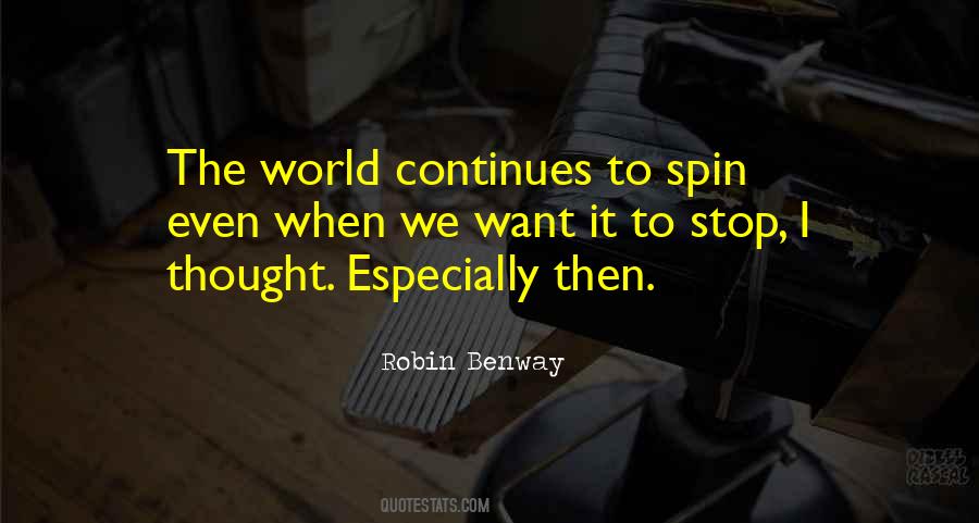 Quotes About Benway #509099