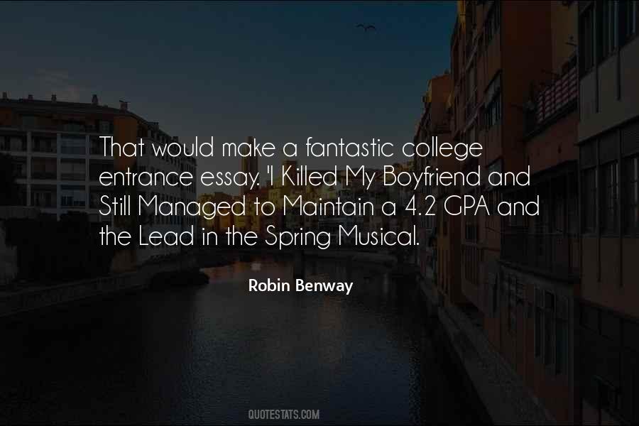 Quotes About Benway #706972