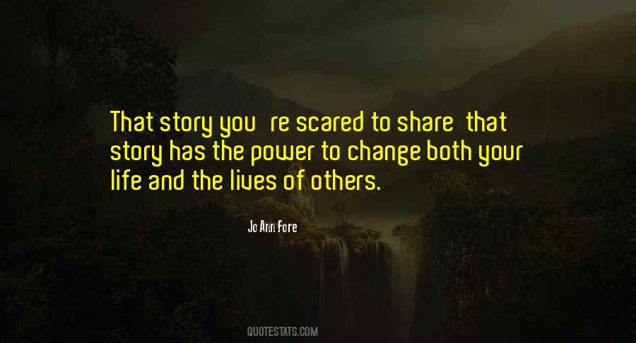 Share Your Story Quotes #111661