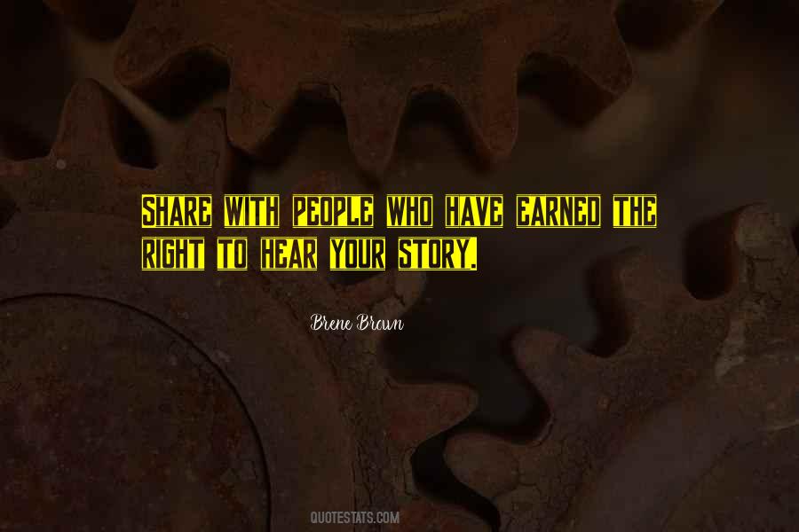 Share Your Story Quotes #966595