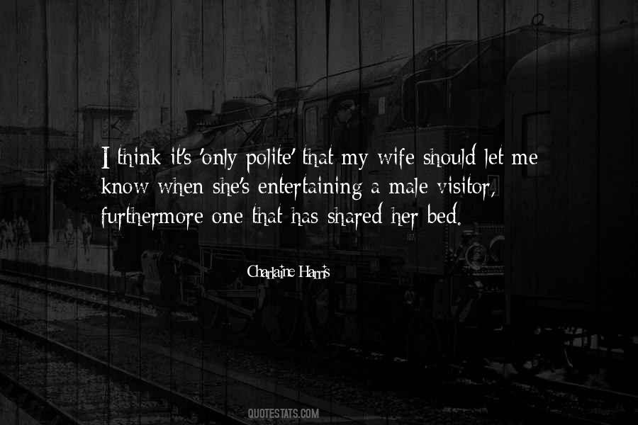 Shared Wife Quotes #866358