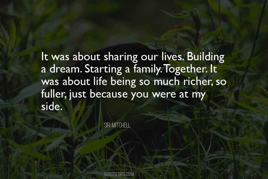 Sharing A Life Together Quotes #938413