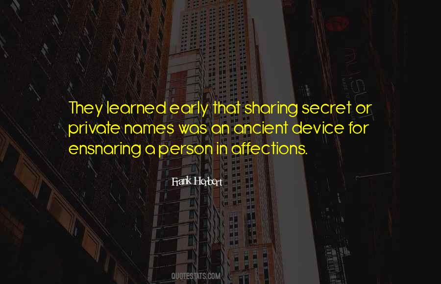 Sharing A Secret Quotes #1574618
