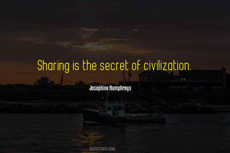 Sharing A Secret Quotes #1627326