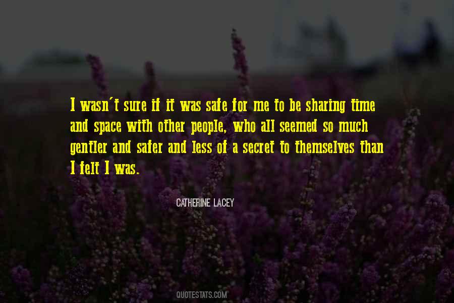 Sharing A Secret Quotes #714078