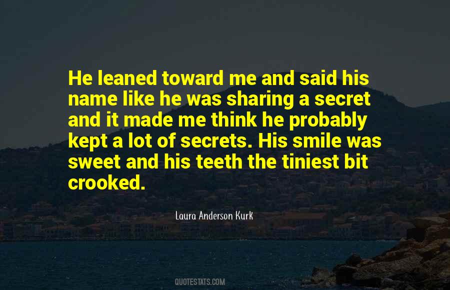 Sharing A Secret Quotes #990514