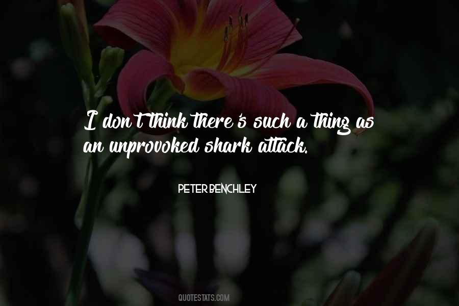 Shark Attack Quotes #1616264