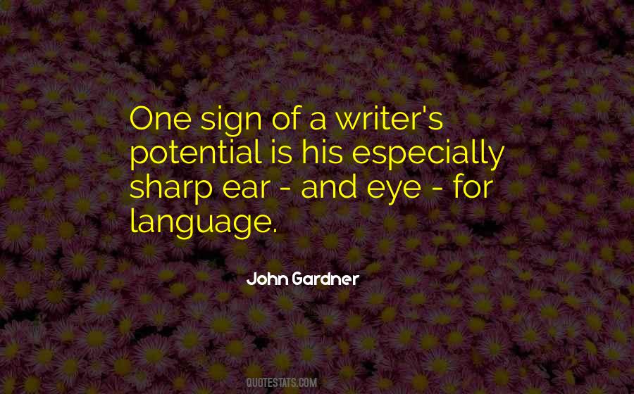 Sharp Eye Quotes #1649476