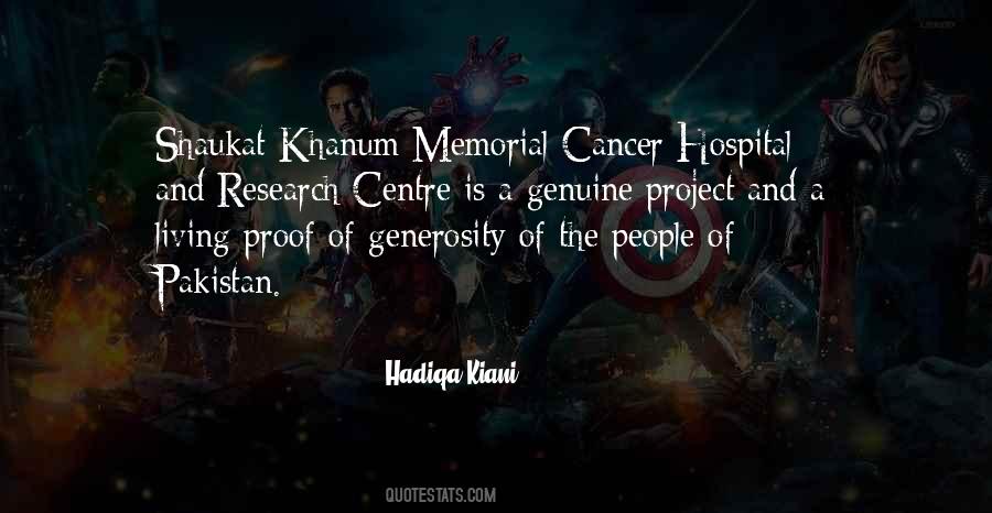 Shaukat Khanum Quotes #945633