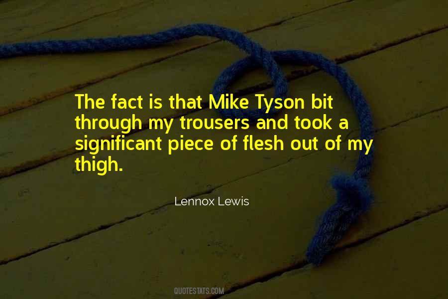 Quotes About Lennox Lewis #1511007