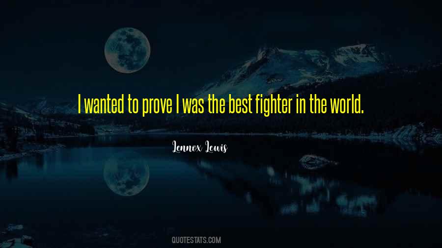 Quotes About Lennox Lewis #1778995