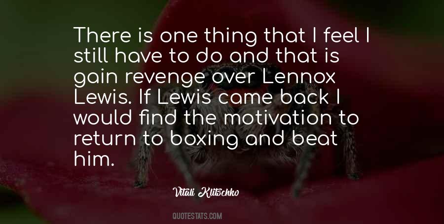 Quotes About Lennox Lewis #783730