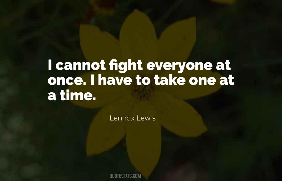 Quotes About Lennox Lewis #973392