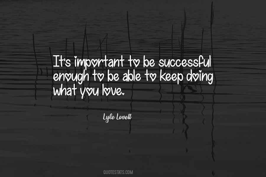 Quotes About Successful Love #654600