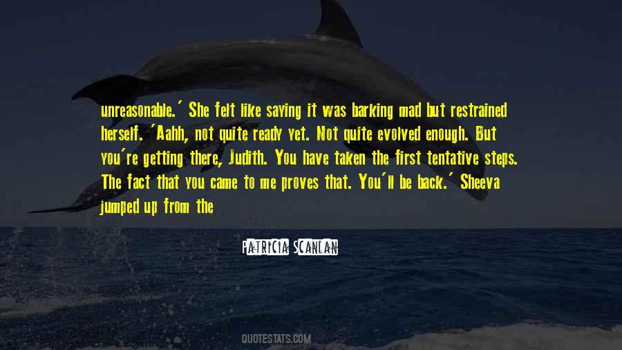 She Came Back Quotes #1007478