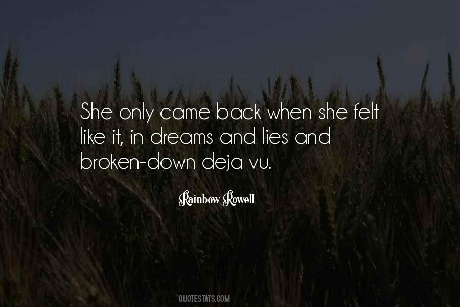 She Came Back Quotes #745991