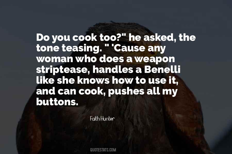 She Can Cook Quotes #337095