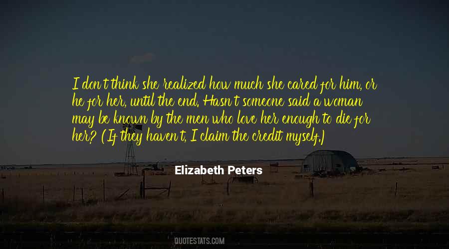 She Cared Quotes #719584