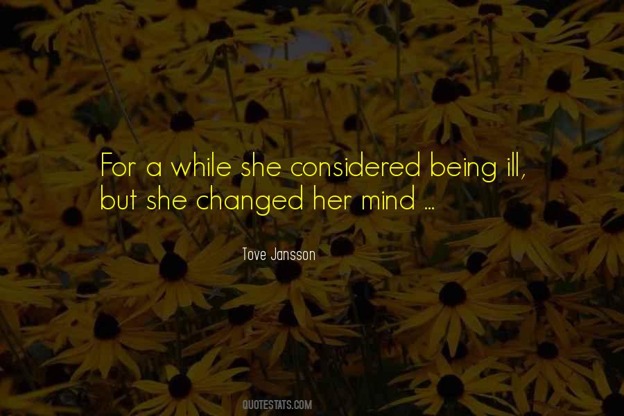 She Changed Her Mind Quotes #1104752