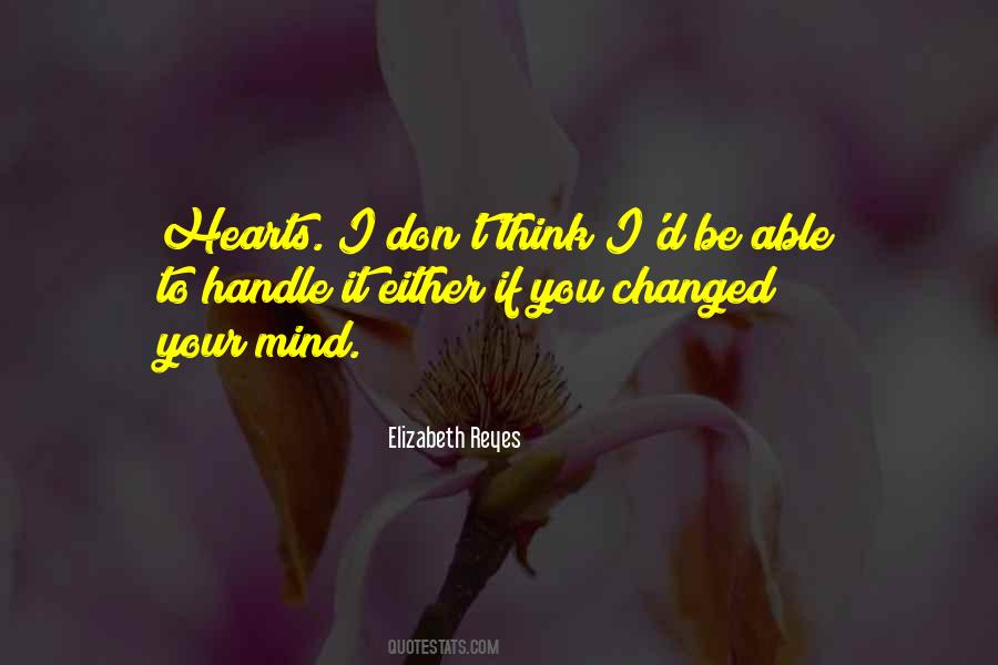 She Changed Her Mind Quotes #29714